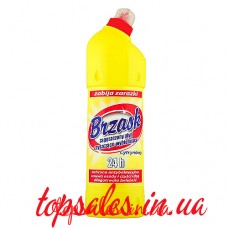 BRZASK Лимонний Засіб для миття ванної кімнати з ефектом відбілювання , 1 л- Zagęszczony płyn czyszcząco-wybielający BRZASK